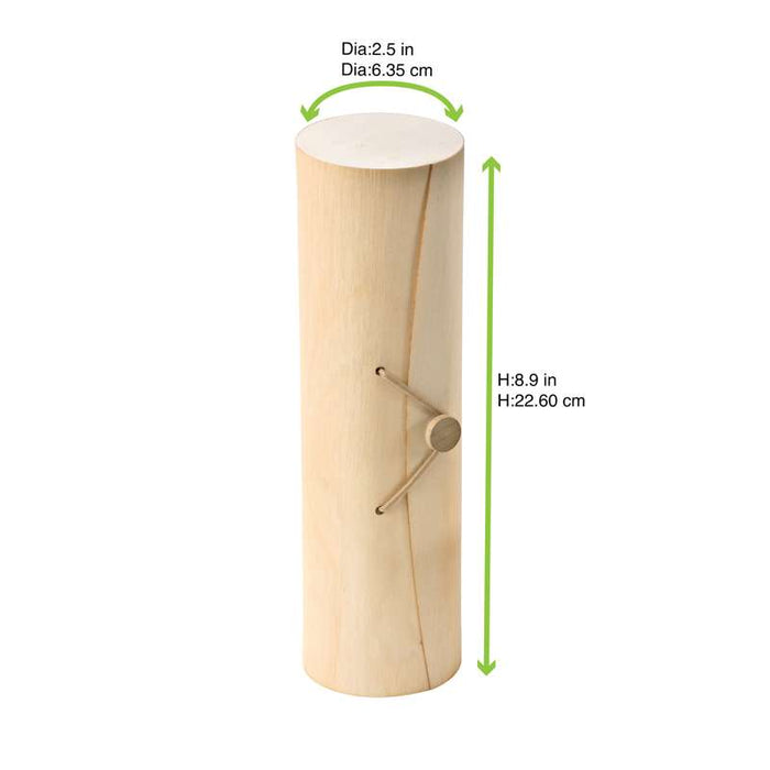Boite bois cylindrique 7 macarons   H230mm - 50Pcs