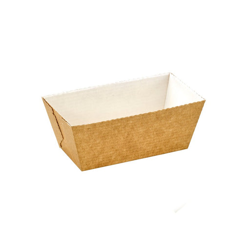 Moule de cuisson carton microflute rectangulaire  103x55mm H40mm-650Pcs
