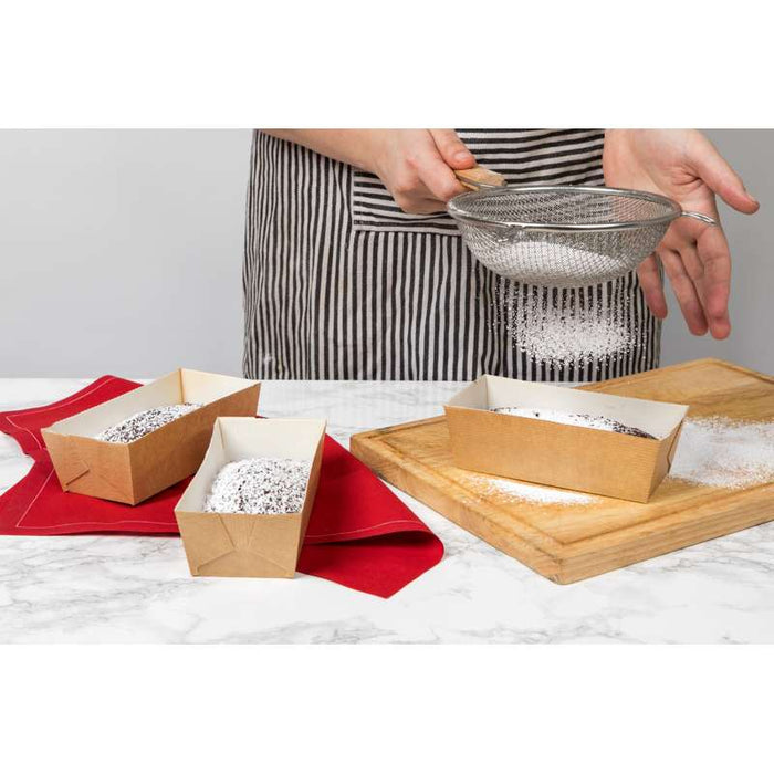 Moule de cuisson carton microflute rectangulaire  208x84mm H55mm-180Pcs