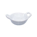 Mini plat en porcelaine blanc  85x60mm H30mm-24Pcs