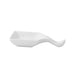 Mini cuillère carrée en porcelaine blanc  96x53mm H15mm-24Pcs