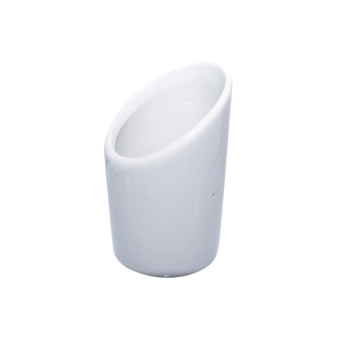 Mini pot en porcelaine blanc   H80mm - 24Pcs