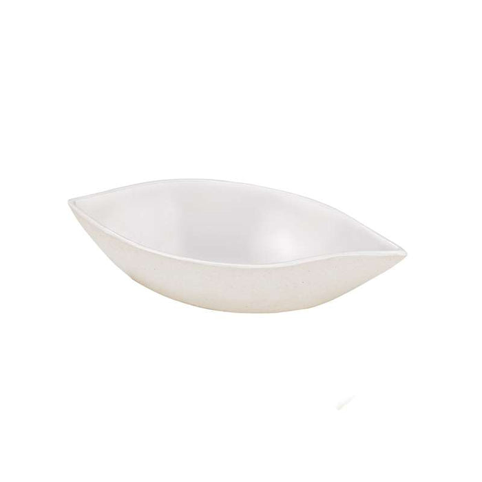 Mise en bouche "Wave" en pulpe blanche 110x52mm H25mm - 300Pcs