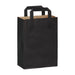 Sac cabas papier recyclé kraft brun imprimé noir 200x100mm H280mm-250Pcs