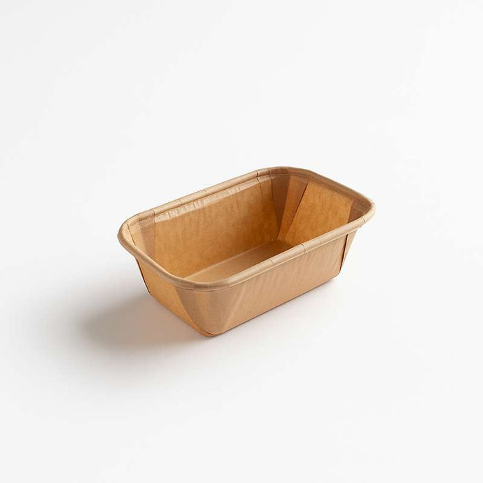 Moule rectangulaire de cuisson en papier ingraissable 112x65mm H42mm 300ml - 1000Pcs