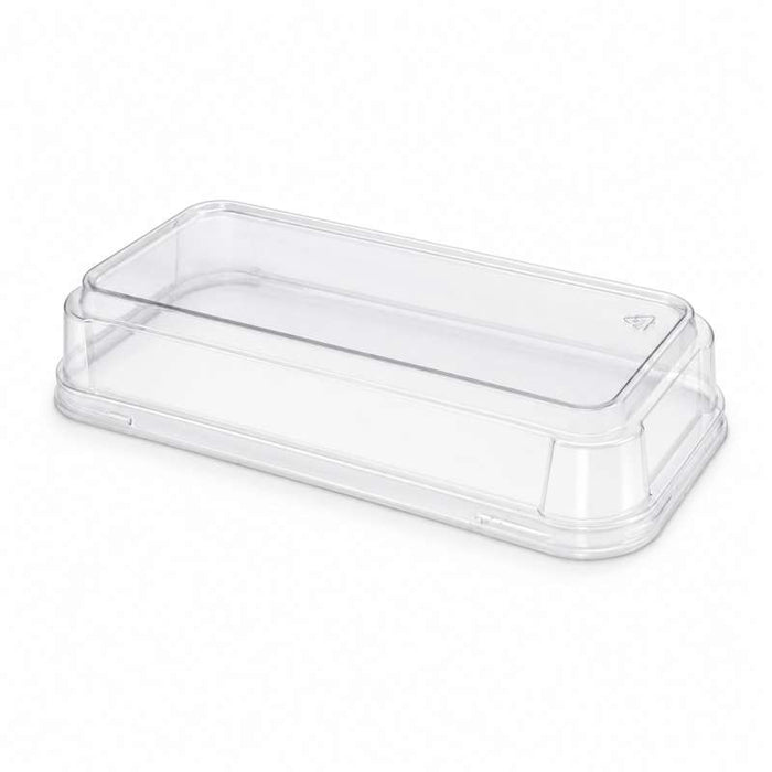 Couvercle anti-buée en PET pour moule de cuisson 190x88mm H36mm - 1000Pcs