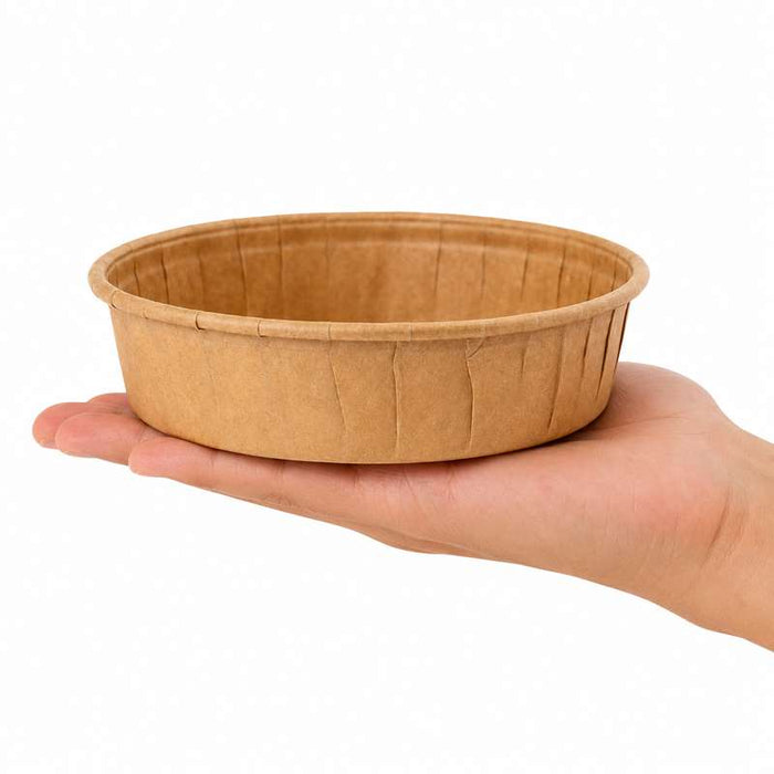 Moule de cuisson rond en papier ingraissable Ø145mm H30mm 410ml - 1000Pcs