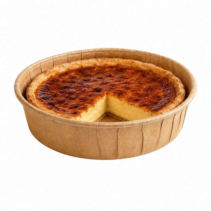 Moule de cuisson rond en papier ingraissable Ø145mm H30mm 410ml - 1000Pcs