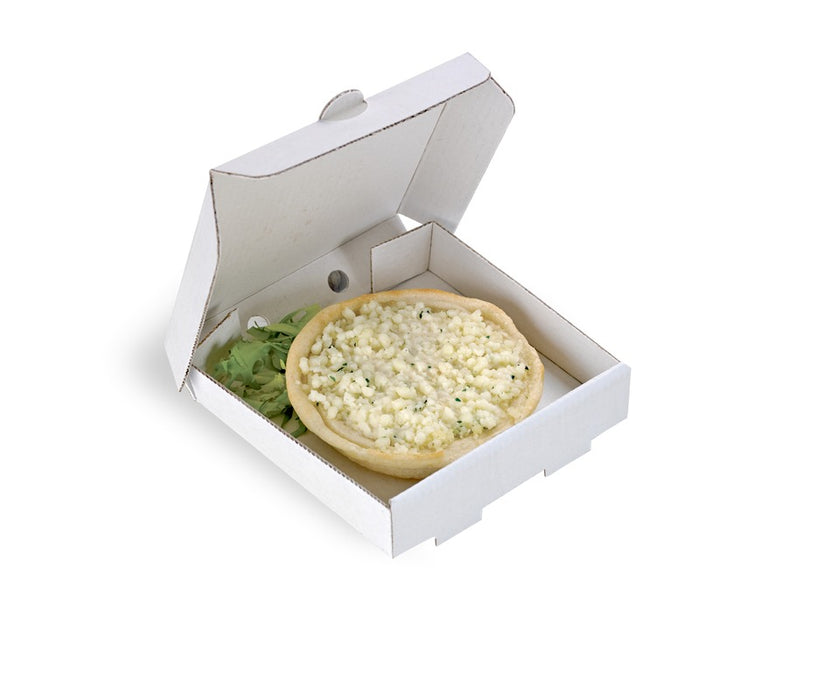 Mini Boite à pizza en carton blanc  90x90mm H20mm-500Pcs
