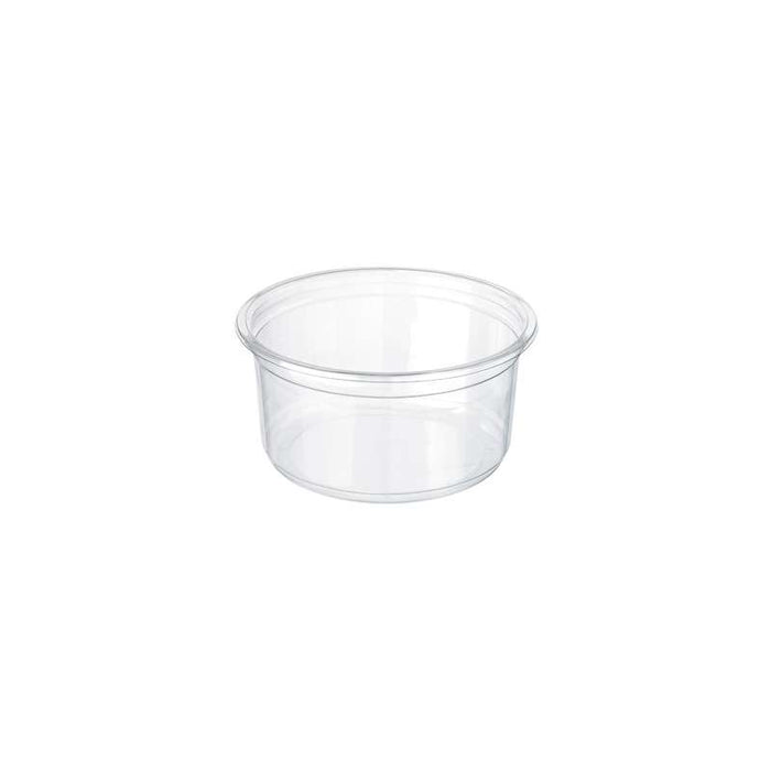 Pot rond translucide type Deli pour sauces et accompagnements 230ml - 500Pcs