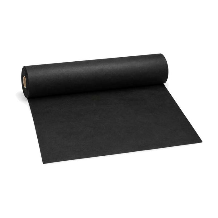 Nappe noire pré-découpée en rouleau, non-tissé spunbond 50m x 1,2m - 1Pcs