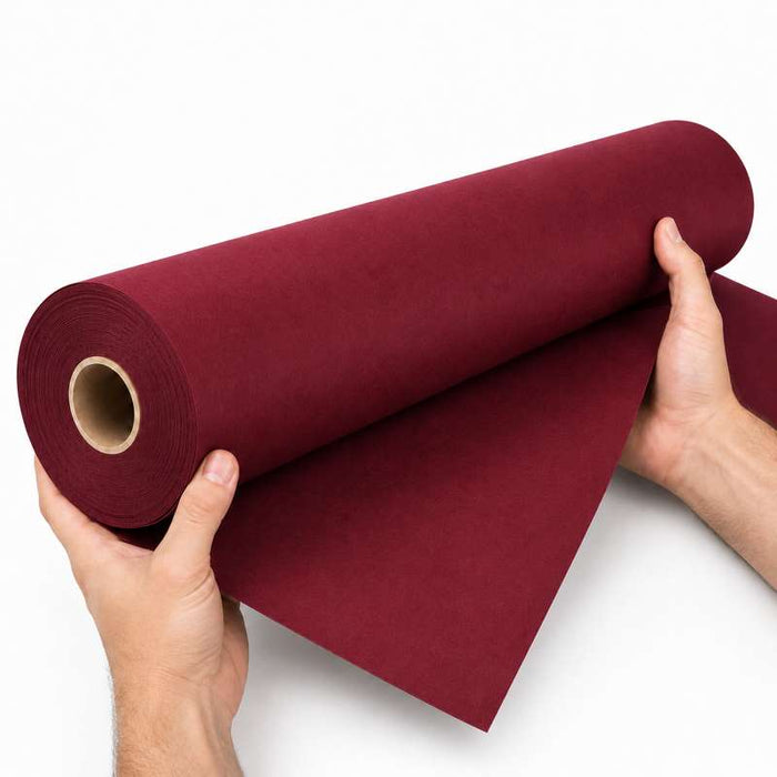Nappe en rouleau non tissé spunbond bordeaux 1,2m x 50m - 1Pcs