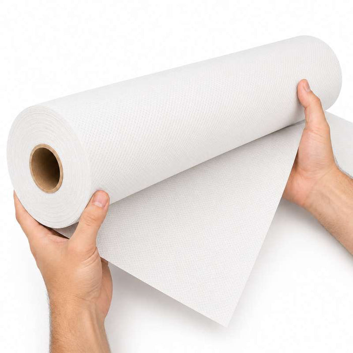 Nappe blanche en rouleau non tissé spunbond 50m x 1,2m - 1Pcs
