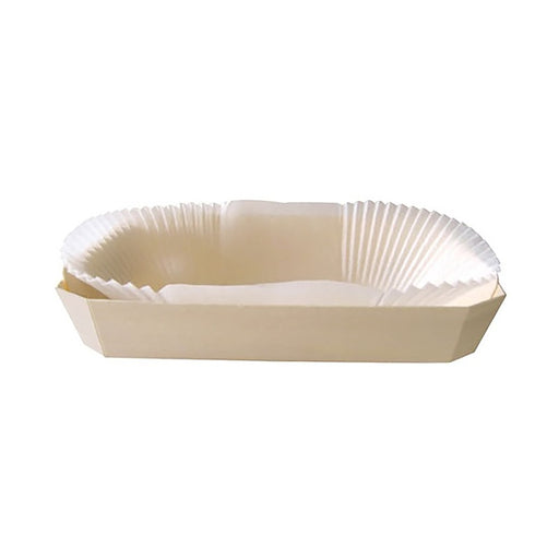Moule de cuisson bois avec caissette papier  265x115mm H70mm 1200ml-100Pcs