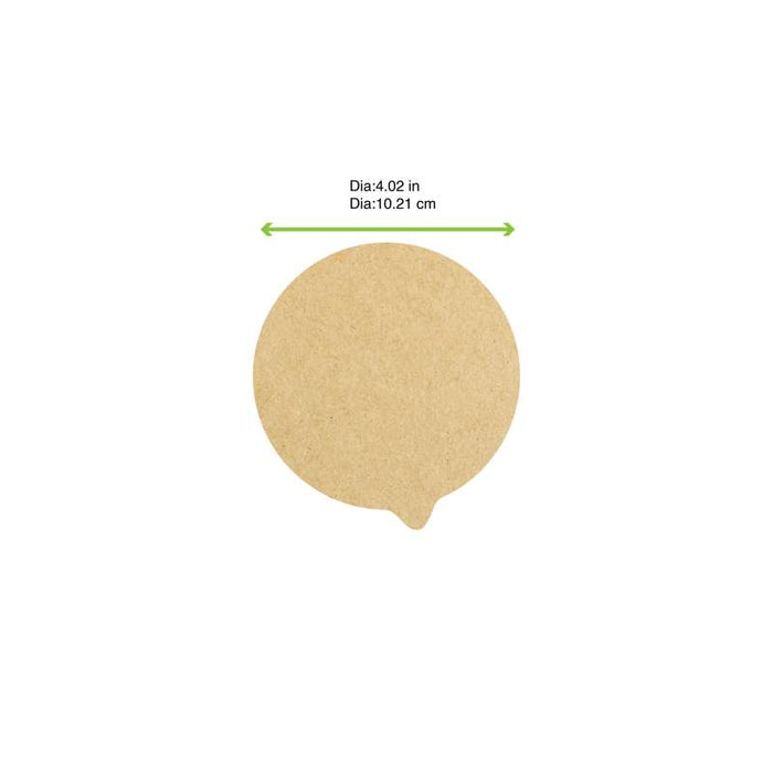 Opercule rond Opercover en kraft Ø102mm - 1000Pcs