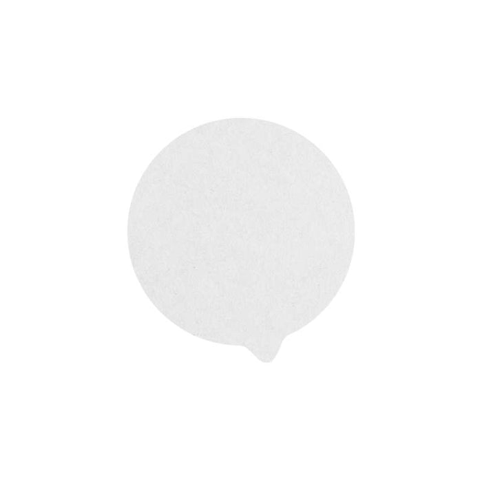 Opercule rond scellable "Opercover" en papier blanc Ø120mm - 1000Pcs