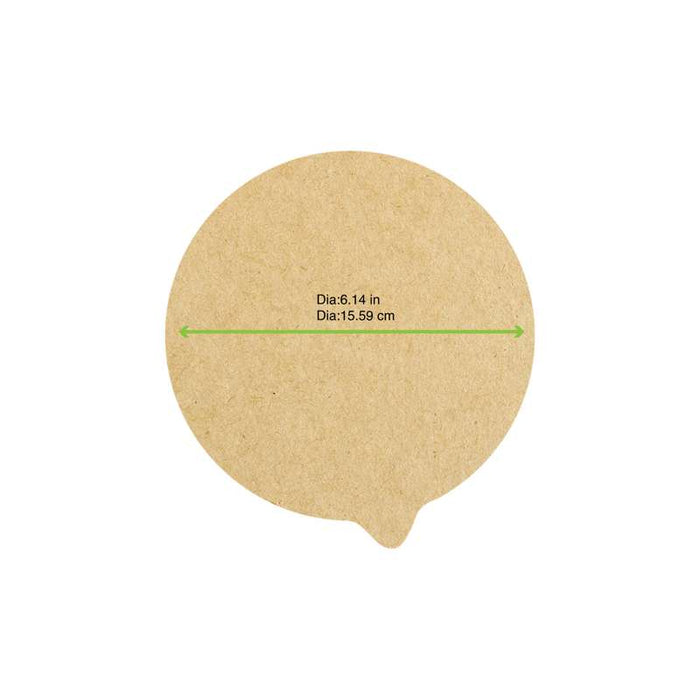 Opercule rond scellable "Opercover" en papier kraft Ø156mm - 500Pcs