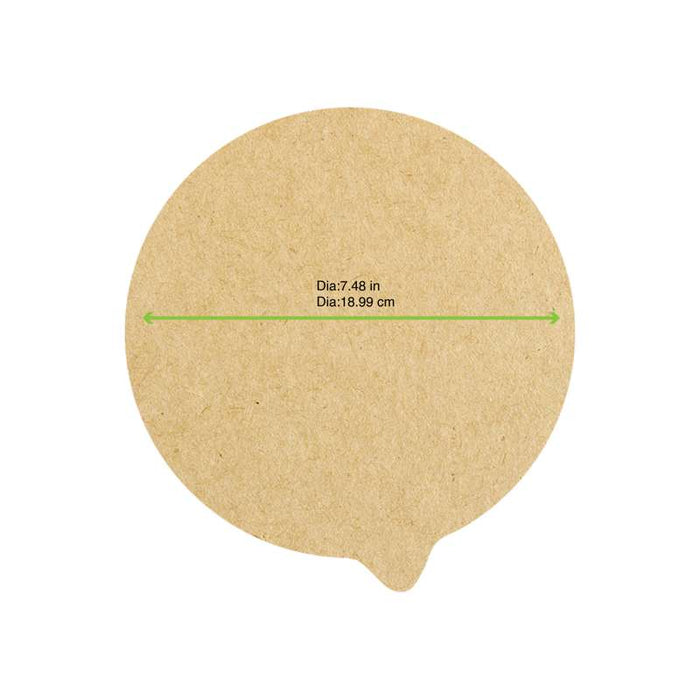 Disque Opercover en papier kraft Ø190mm - 500Pcs