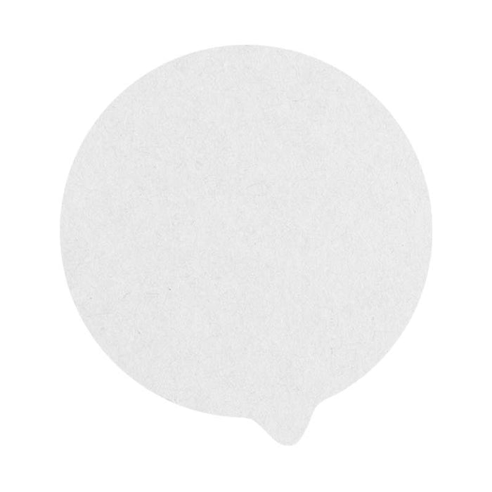 Opercule scellable en papier blanc-500Pcs