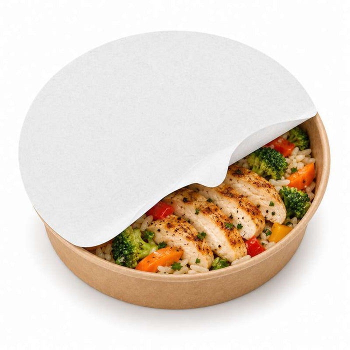 Opercule scellable en papier blanc-500Pcs