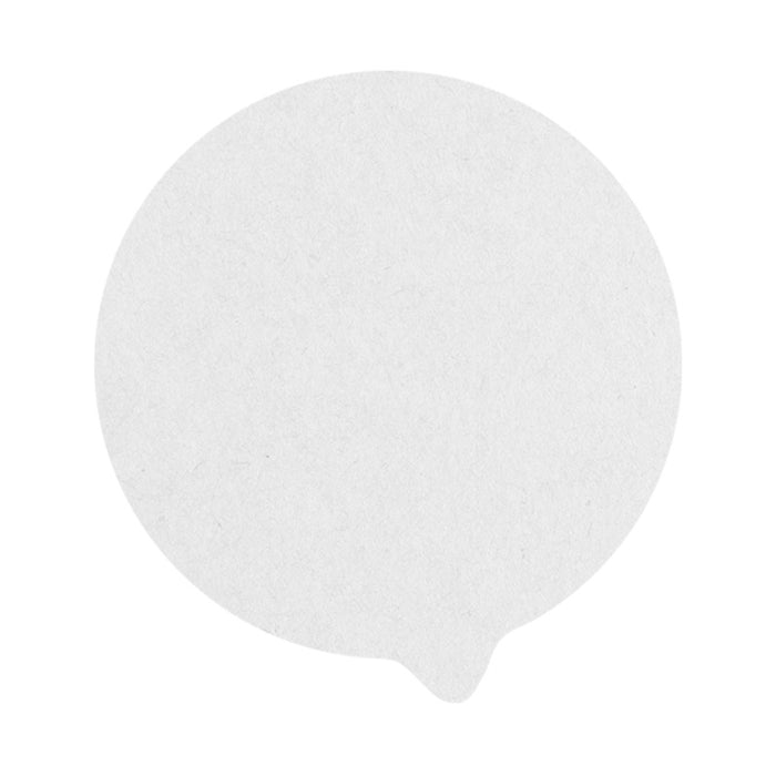 Opercule scellable en papier blanc-500Pcs