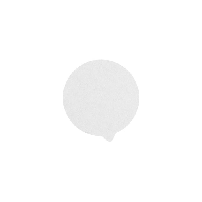 Opercule scellable en papier blanc-1000Pcs