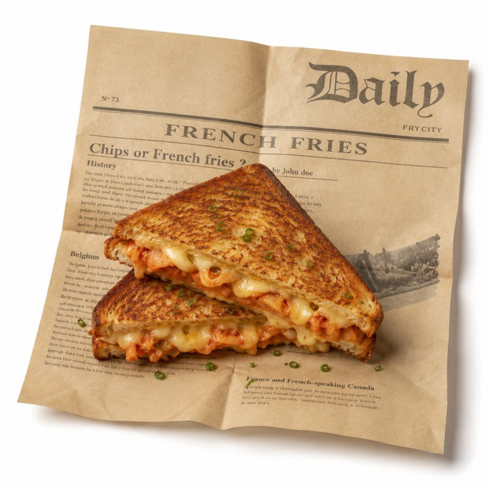 Papier alimentaire brun ingraissable impression journal en boite distributrice  380x400mm-500Pcs