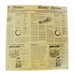 Papier alimentaire brun ingraissable impression journal en boite distributrice  380x400mm-500Pcs