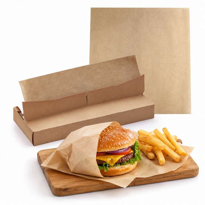 Papier alimentaire kraft en Boite distributrice  350x270mm-1000Pcs