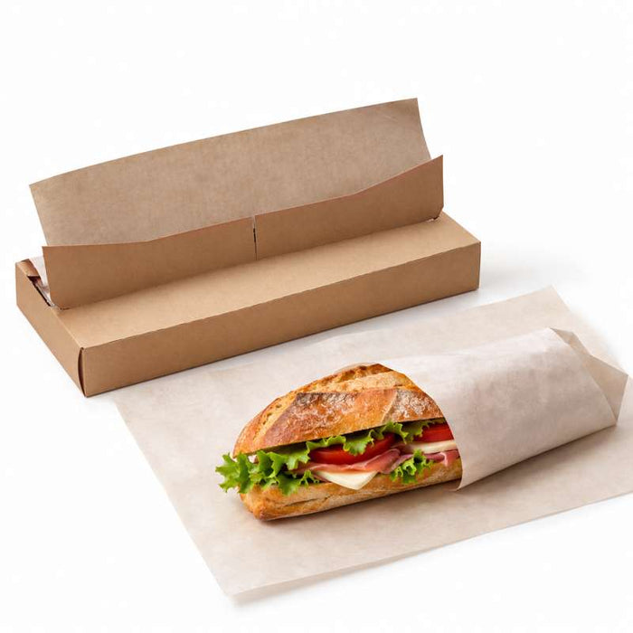 Papier alimentaire blanc enchevêtré en boite distributrice  400x300mm-3500Pcs