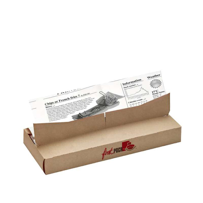 Papier alimentaire blanc ingraissable impression journal en boite distributrice  350x270mm-1000Pcs