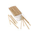 Batonnet rond bois pour pop cake   H95mm - 500Pcs