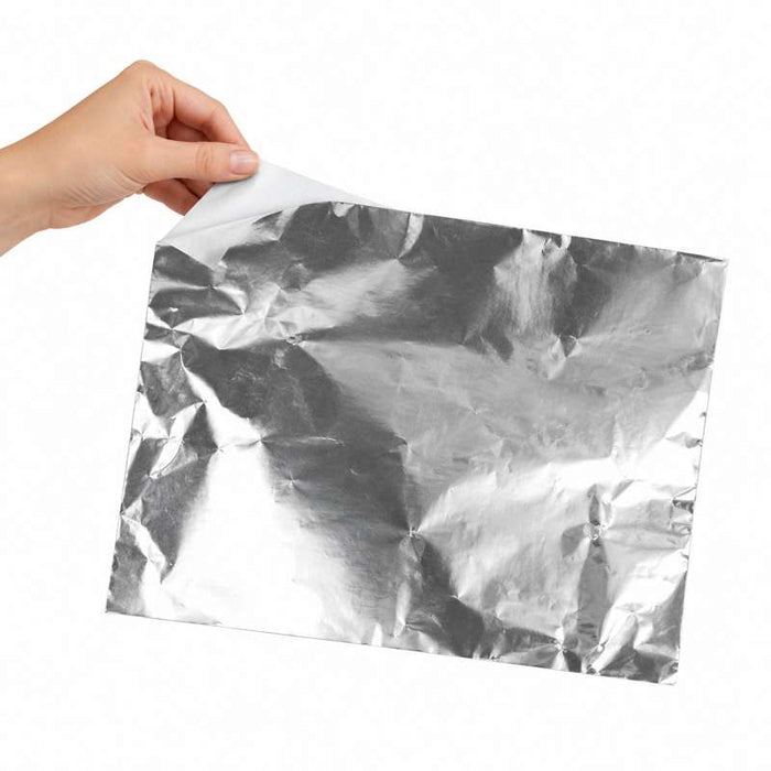 Papier alimentaire aluminium et blanc  250x350mm-500Pcs