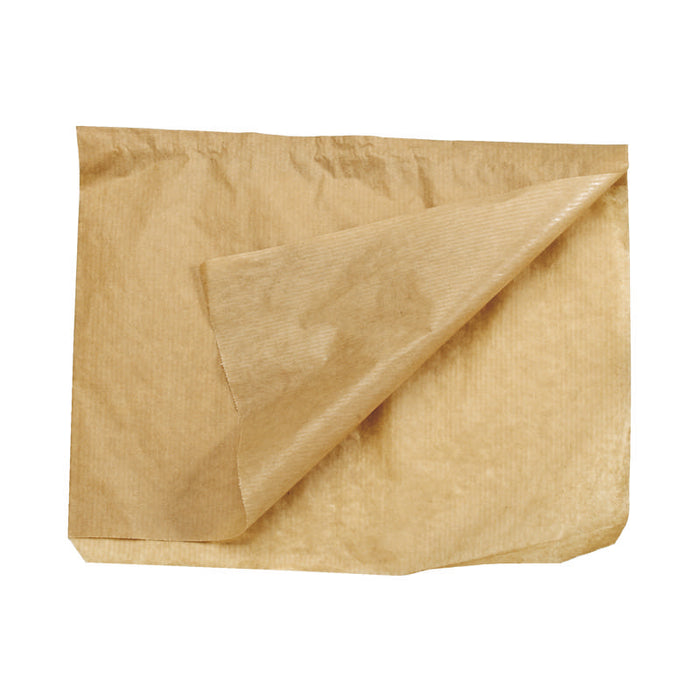 Sac papier brun ouvert sur 2 côtés  240x240mm-1000Pcs
