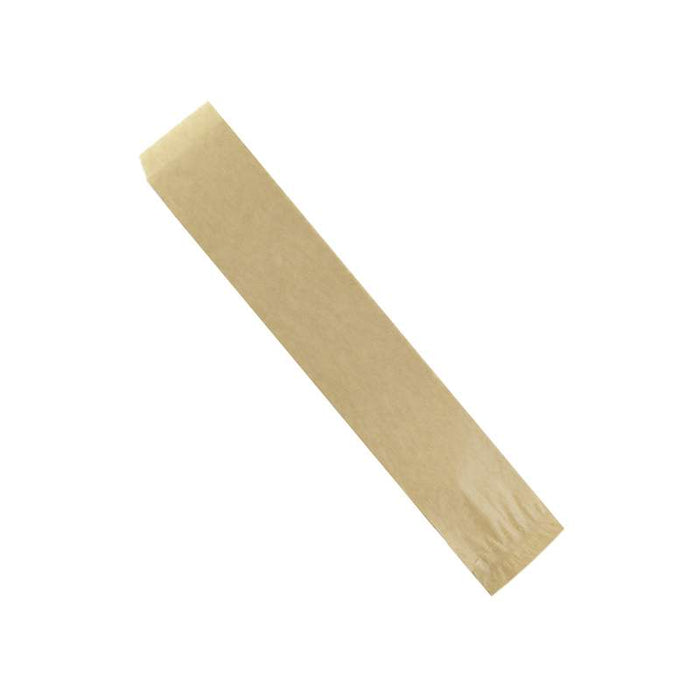 Sac papier brun ouvert sur 2 côtés  340x85mm-1000Pcs
