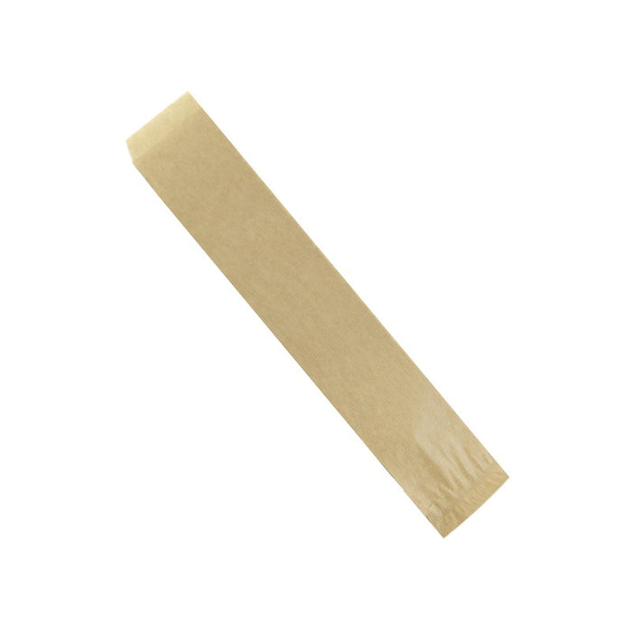 Sac papier brun ouvert sur 2 côtés  340x85mm-1000Pcs
