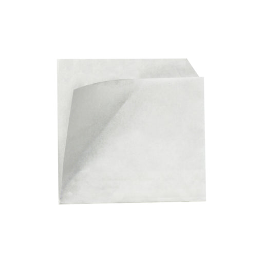 Sac papier blanc ingraissable ouvert sur 2 côtés  110x110mm-1000Pcs
