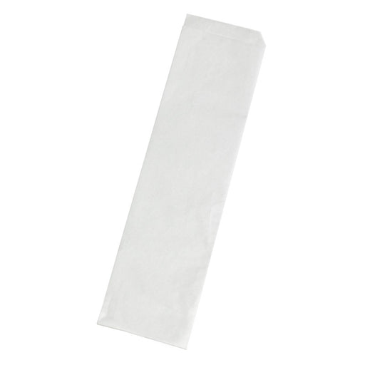 Sac papier blanc ingraissable ouvert sur 2 côtés  340x85mm-1000Pcs