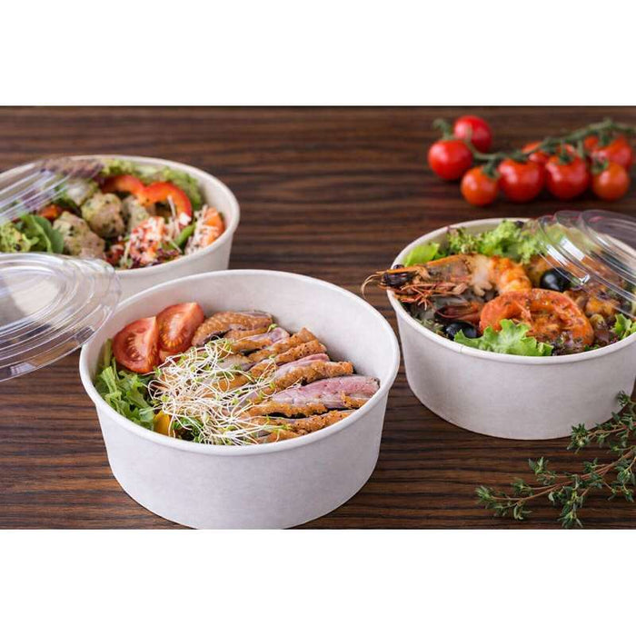 Couvercle plat transparent en plastique RPET-360Pcs