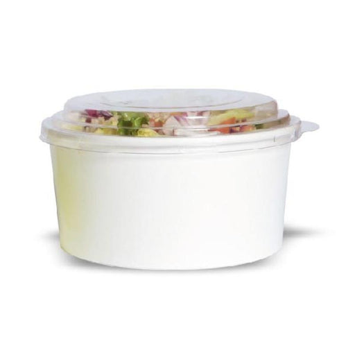 Saladier rond en carton blanc "Buckaty"   H75mm 900ml-360Pcs
