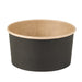 Saladier rond Buckaty en carton kraft noir  H75mm 900ml-360Pcs