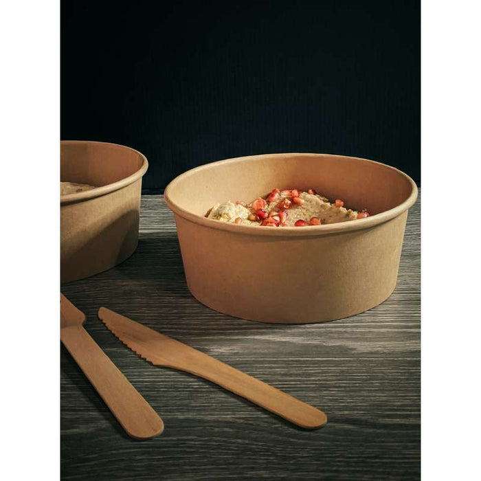 Saladier rond en carton kraft "Buckaty"   H100mm 1200ml-360Pcs