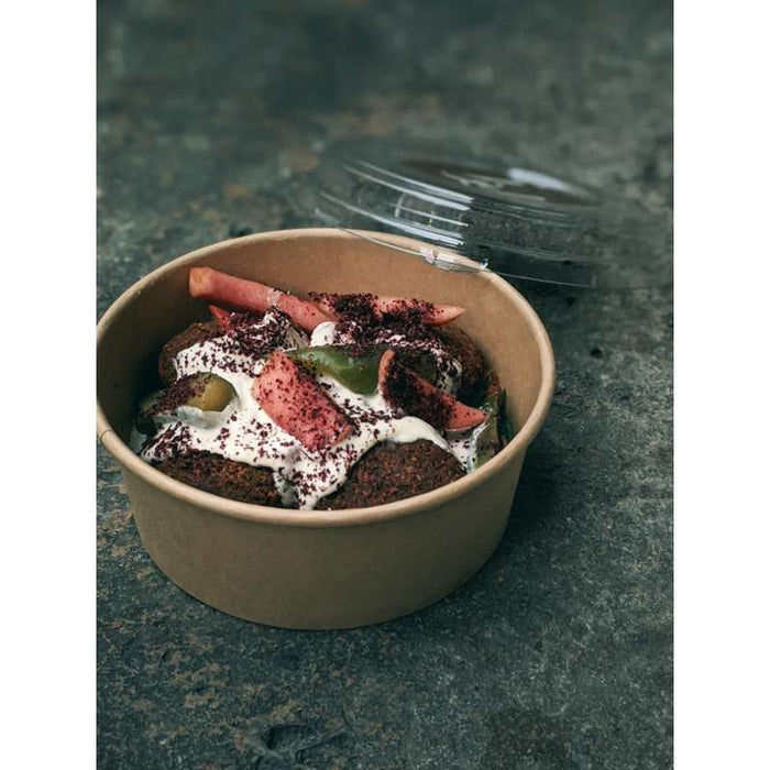 Saladier rond en carton kraft "Buckaty"   H100mm 1200ml-360Pcs