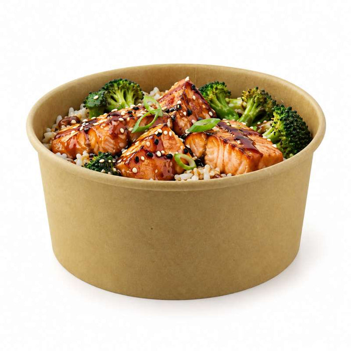 Saladier kraft "Buckaty" multi-usage  H75mm 1000ml-360Pcs