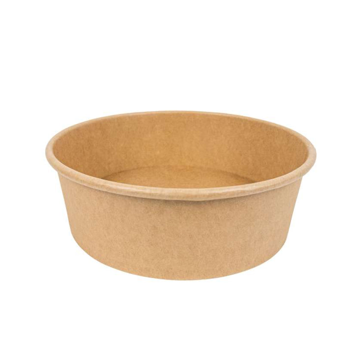 Saladier "Buckaty" rond en carton kraft Ø165mm H65mm 1000ml - 360Pcs