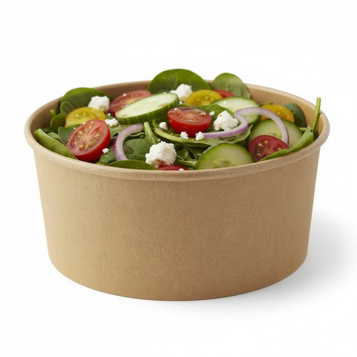 Saladier rond en carton kraft "Buckaty"   H100mm 1200ml-360Pcs