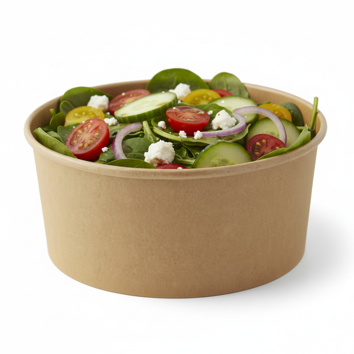 Saladier rond en carton kraft "Buckaty"   H100mm 1200ml-360Pcs