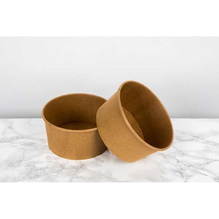 Saladier rond en carton kraft "Buckaty"   H82mm 1560ml-360Pcs