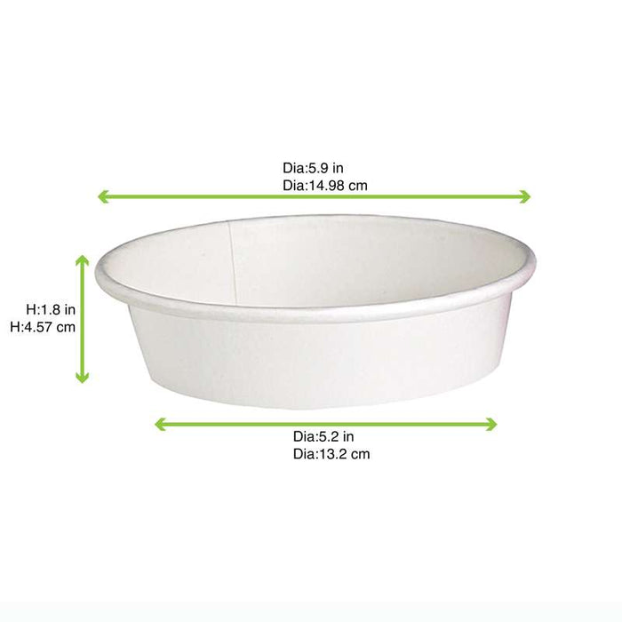 Saladier blanc "Buckaty" multi-usage  H45mm 480ml-360Pcs