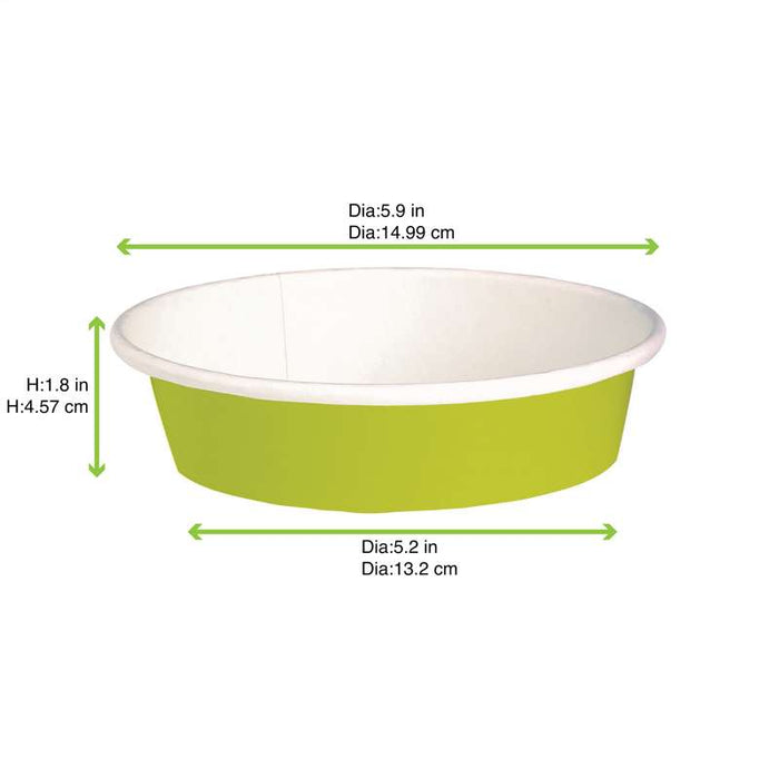 Saladier vert multi-usage "Buckaty"   H45mm 480ml-360Pcs